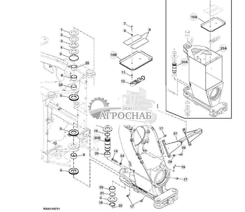 Heavy Duty Gudgeon With 3